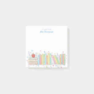 Mooie Meisjesachtige Bloemige Pastel Kleuren Perso Post-it® Notes