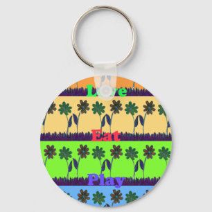 Mooie Meisjesachtige Hakuna Matata kleuren Cadeaus Sleutelhanger