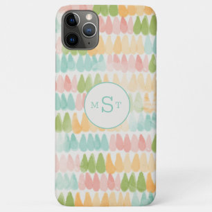 Mooie Meisjesachtige Pastel Roze Geel Groen Aangep Case-Mate iPhone Case