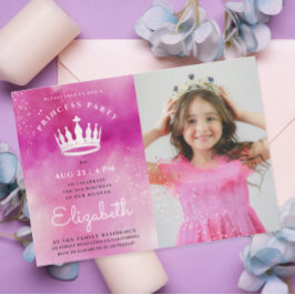 Mooie Meisjesachtige Prinsessen Kroon Roze Foto Wa Kaart