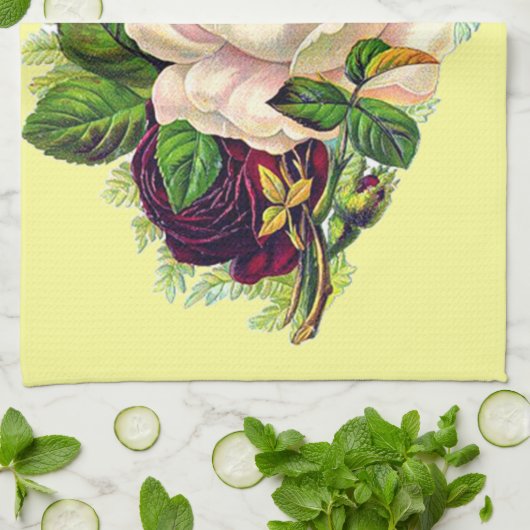 Mooie  meisjeskunst theedoek (Gevouwen)