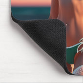 Mooie meisjespoot in de bikini-Muismat Muismat (Hoek)