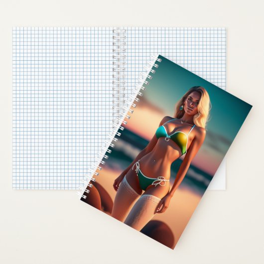 Mooie meisjespoot in Notitieboek bikini (Binnen)