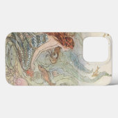 mooie meisjesZeemeermin onder het Zee Case-Mate iPhone Case (Achterkant (horizontaal))