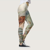  mooie meisjesZeemeermin onder het Zee Leggings (Rechts)