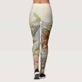  mooie meisjesZeemeermin onder het Zee Leggings (Achterkant)