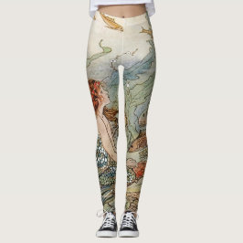  mooie meisjesZeemeermin onder het Zee Leggings