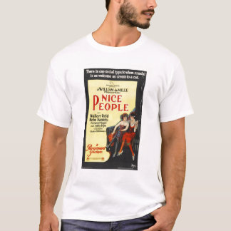Mooie mensen 1922 Silent Movie-Poster T-shirt