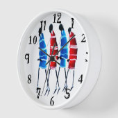 Mooie mensen Afrikaanse Maasai Tribe Walking Tall (Hoek)