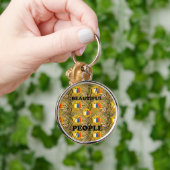 Mooie Mensen Afrikaanse Traditionele Motief Kleure Sleutelhanger (Hand)