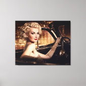 Mooie mensen trekken vrouwen terug in Converteerba Canvas Afdruk (Voorkant)