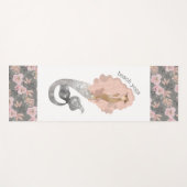Mooie Mermaid Floral Beach Yoga Yogamat (Voorkant (horizontaal))