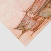 Mooie Mermaid  illustratie Tissuepapier (Detail)