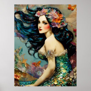 Mooie Mermaid Poster