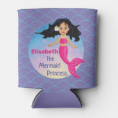 Mooie Mermaid Princess onder het Zee Girls Blikjeskoeler (Voorkant)