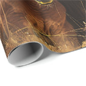 Mooie merrie en veulen schilderij cadeaupapier (Rol Hoek)