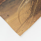 Mooie merrie en veulen schilderij fleece deken (Hoek)