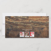 Mooie 'Merriest & Brightest' Kerst 3-Foto Kaart (Achterkant)