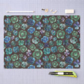 Mooie met de hand getekende waterverf geluks klave tissuepapier (Craft)