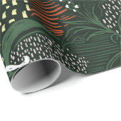 Mooie, met de hand getrokken bloem, tropische palm cadeaupapier (Rol Hoek)