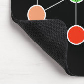 Mooie metalen kubus muismat (Hoek)