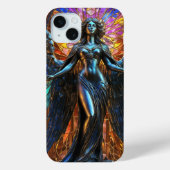 Mooie metallic engel Case-Mate iPhone case (Achterkant)