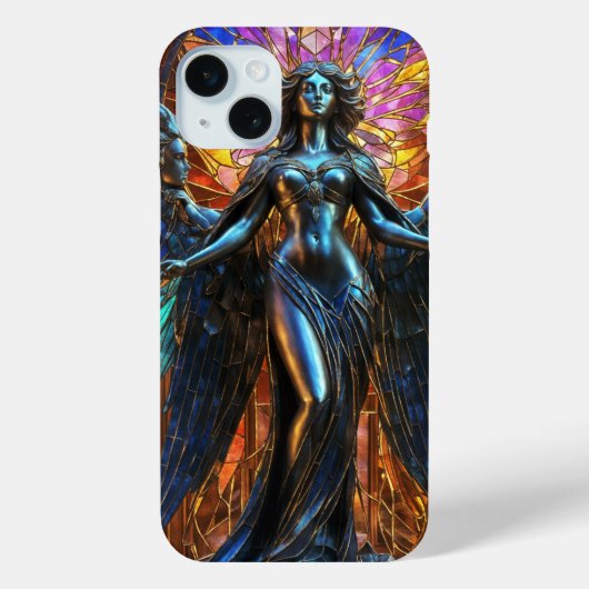 Mooie metallic engel Case-Mate iPhone case (Achterkant)