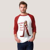 Mooie mevrouw Santa Claus T-shirt (Voorkant volledig)