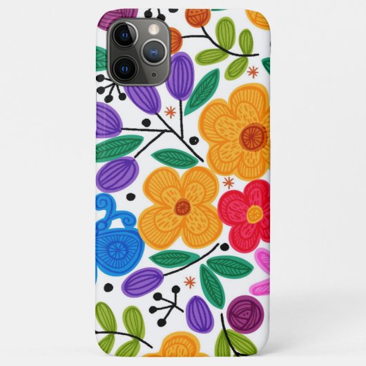 Mooie Mexicaanse Floral Case-Mate iPhone Case (Achterkant)