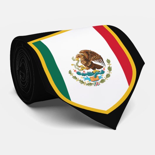 Mooie Mexicaanse vlag Stropdas (Opgerold)