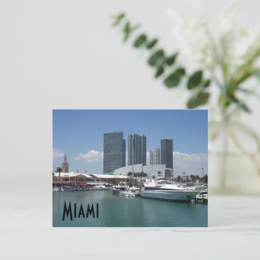 Mooie Miami Briefkaart (Staand voorkant)
