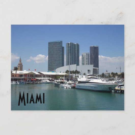 Mooie Miami Briefkaart (Voorkant)