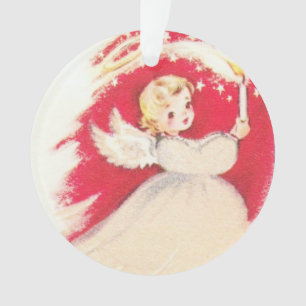Mooie  Mid Century Mod Retro Angel Ornament