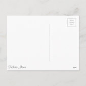 Mooie  Mid Century Santa Feestdagenkaart (Achterkant)