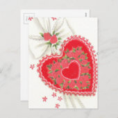 Mooie  Mid Century Teacher Valentijn Feestdagenkaart (Voorkant / Achterkant)