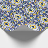 💙 mooie  Middellandse Zee-Azulejos Cadeaupapier (Hoek)