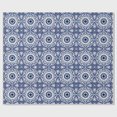 💙 mooie  Middellandse Zee-Azulejos Cadeaupapier (Vlak)