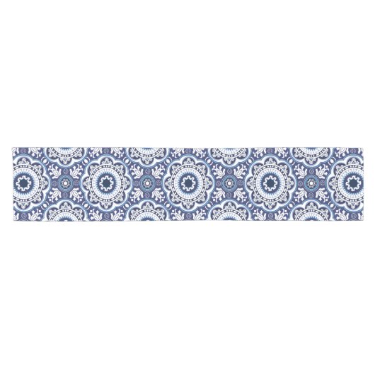 💙 mooie  Middellandse Zee-Azulejos Korte Tafelloper (Horizontaal)