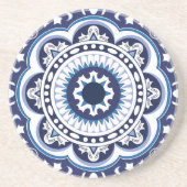 💙 mooie  Middellandse Zee-Azulejos Zandsteen Onderzetter (Voorkant)