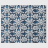 Mooie Midwinter Seizoensgebonden Sneeuwvlok Kerstm Cadeaupapier (Vlak)