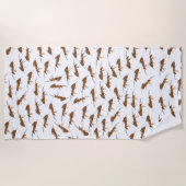 Mooie Mieren Patroon Strandlaken (Voorkant)