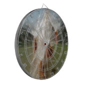 Mooie Milkweed Magic: een Skyward Flight Design Dartbord (Voorkant Links)