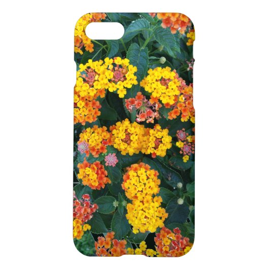 Mooie Million Bells Floral iPhone 7 Hoesje (Achterkant)