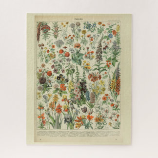 Mooie Millot Fleur illustratie Print Legpuzzel