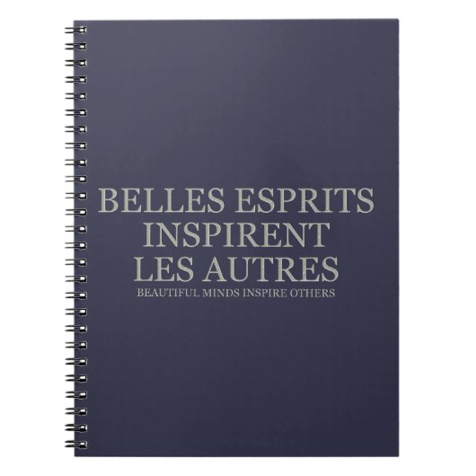 Mooie minden inspireren anderen - licht notitieboek (Voorkant)