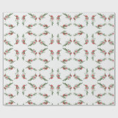 Mooie Mini Bloem Krans Cadeaupapier (Vlak)