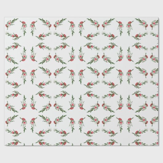 Mooie Mini Bloem Krans Cadeaupapier (Vlak)