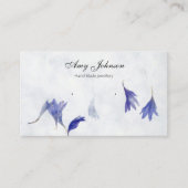 Mooie mini Bloemen Oorbel | Stud Display Kaarten Visitekaartje (Voorkant)