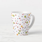 Mooie mini fruit patroon latte mok (Rechterhoek)