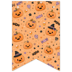 Mooie Mini Pompoen Halloween Slinger Vlaggenlijn Vlaggetjes
